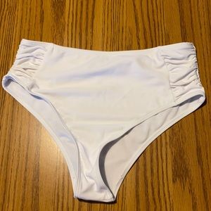 White swimsuit bottoms